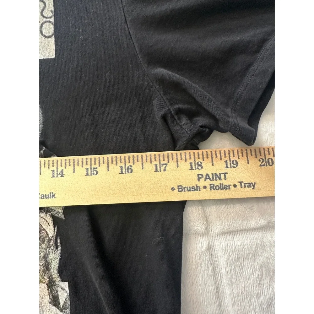 GUESS Los Angeles Graphic T-Shirt All Night Long Black Medium Tee - Picture 5 of 6